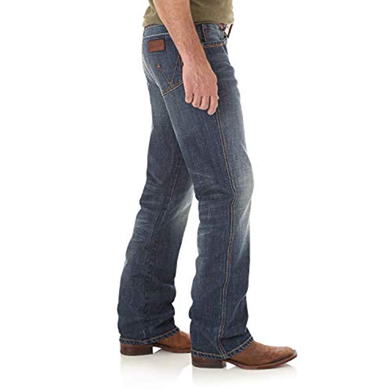 wrangler relaxed boot flex jeans