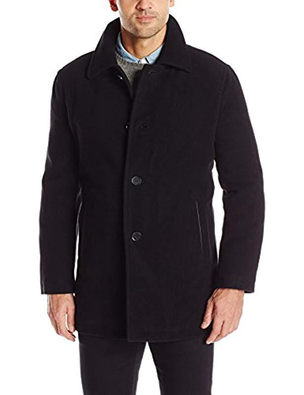 Cole Haan Car Coat Jacket In Black For Men Lyst