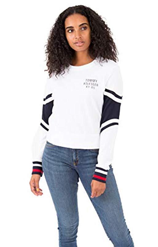 tommy hilfiger cropped sweatshirt