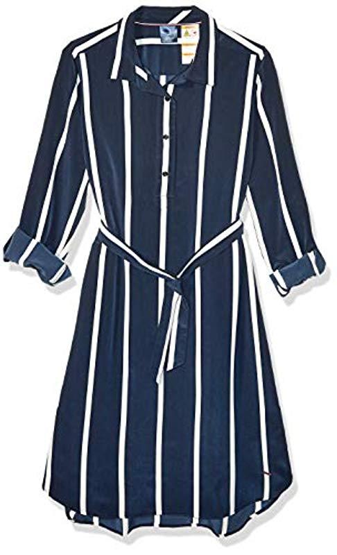 tommy hilfiger cuffed shirtdress