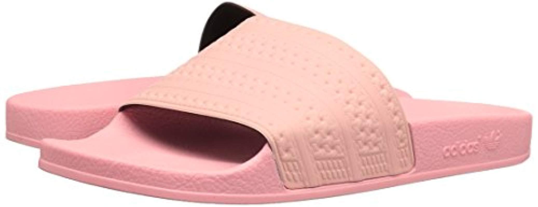 adidas pale pink adilette sandals