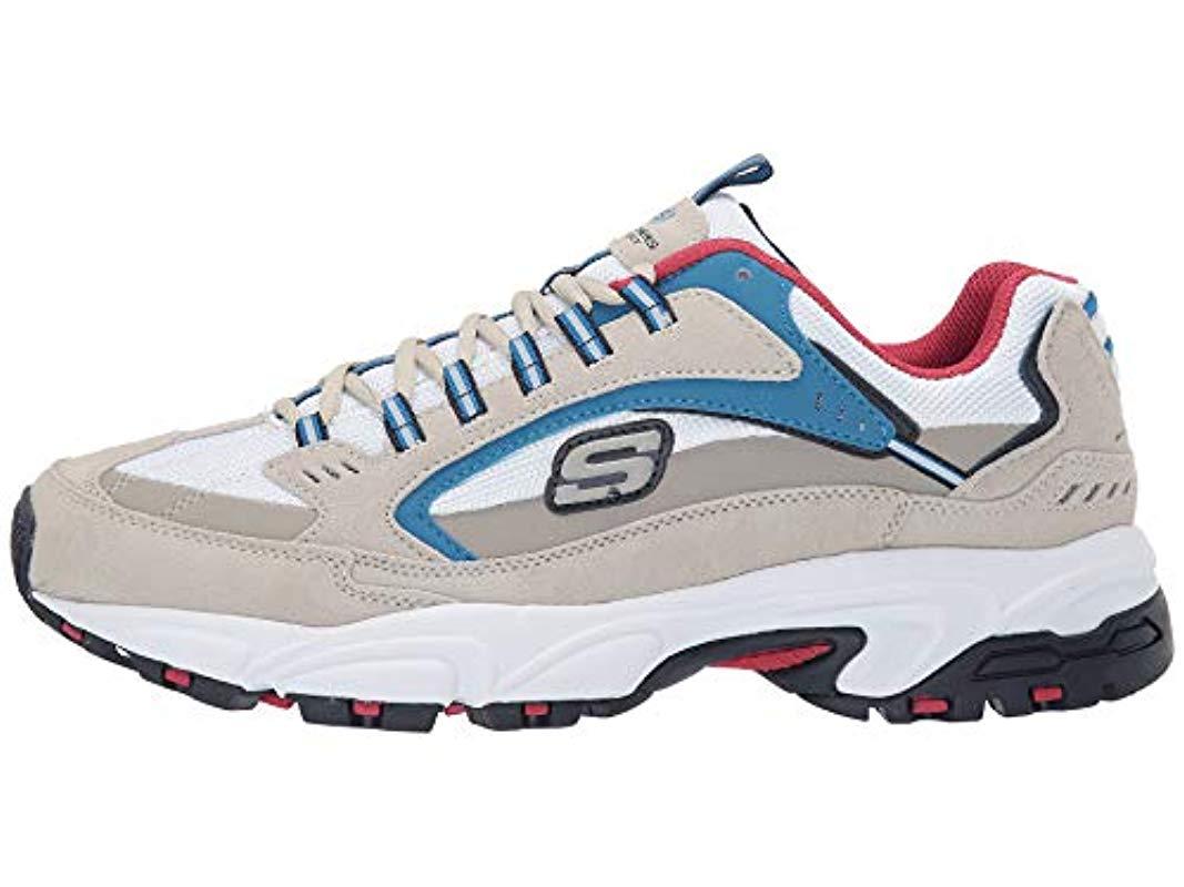 Skechers Sport Stamina Nuovo Cutback Lace-up Sneaker in White for Men ...