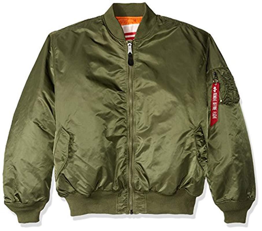 Lyst - Alpha Industries Classic Ma1 Vintage Fit Sage Green in Green for ...