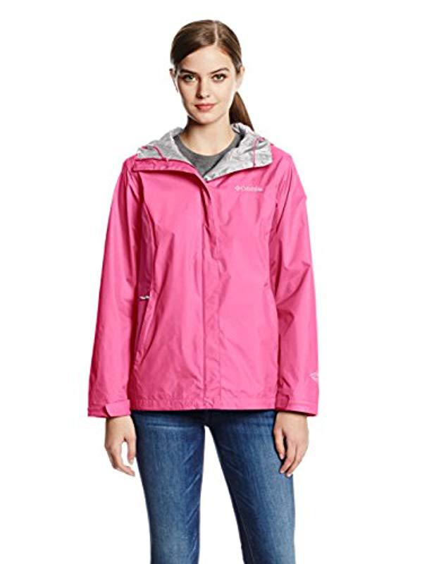 columbia pink womens jacket