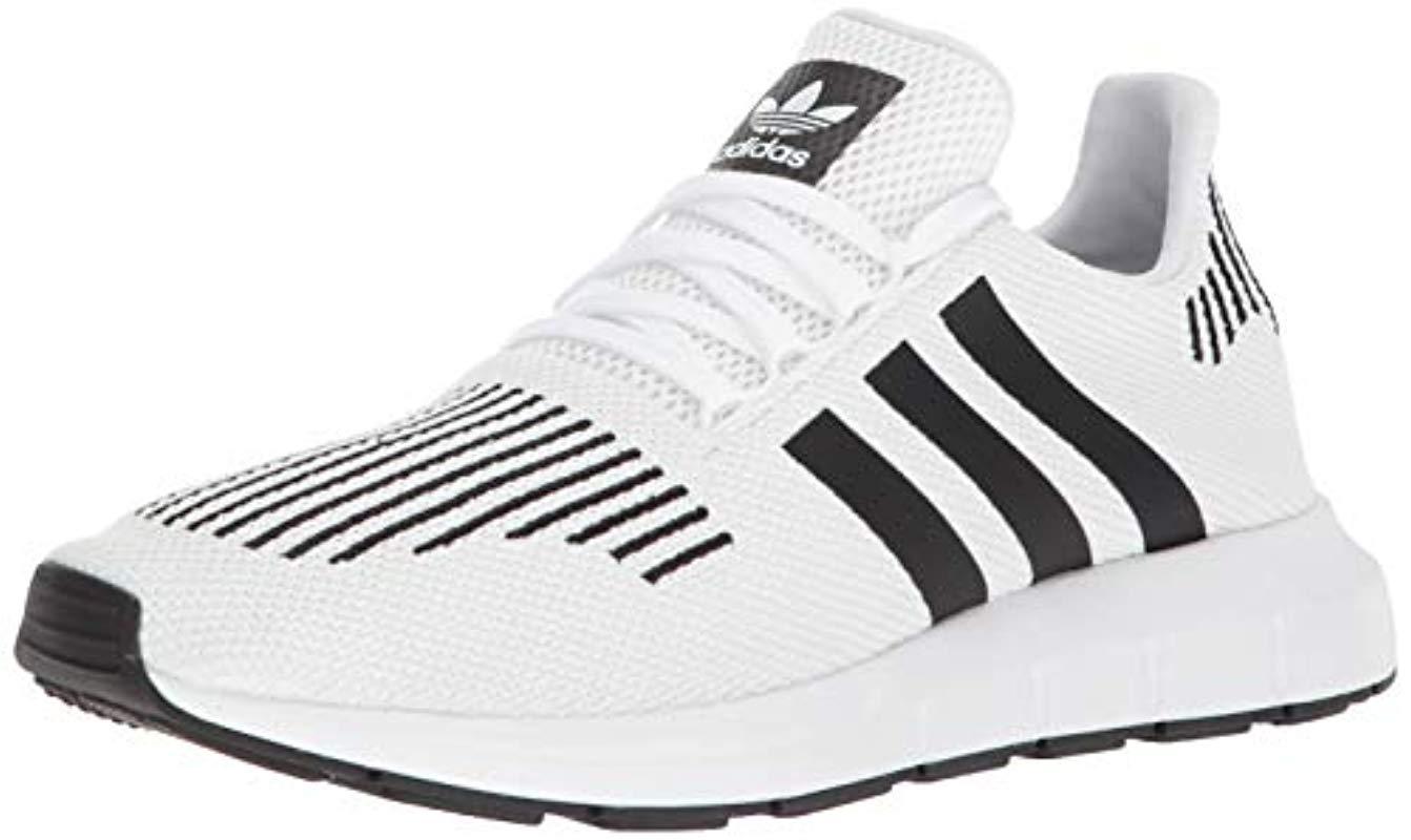 Lyst - adidas Originals Swift Run Shoes,white/core Black/medium Grey ...
