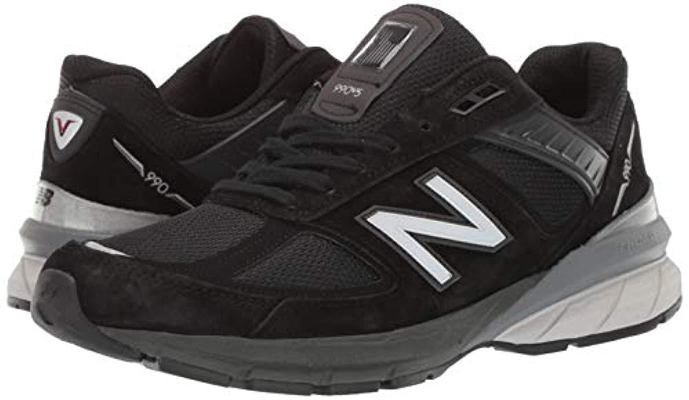 New Balance 990v5 Sneaker in Black for Men - Lyst