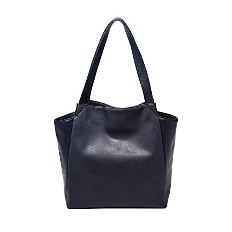 fossil navy blue purse