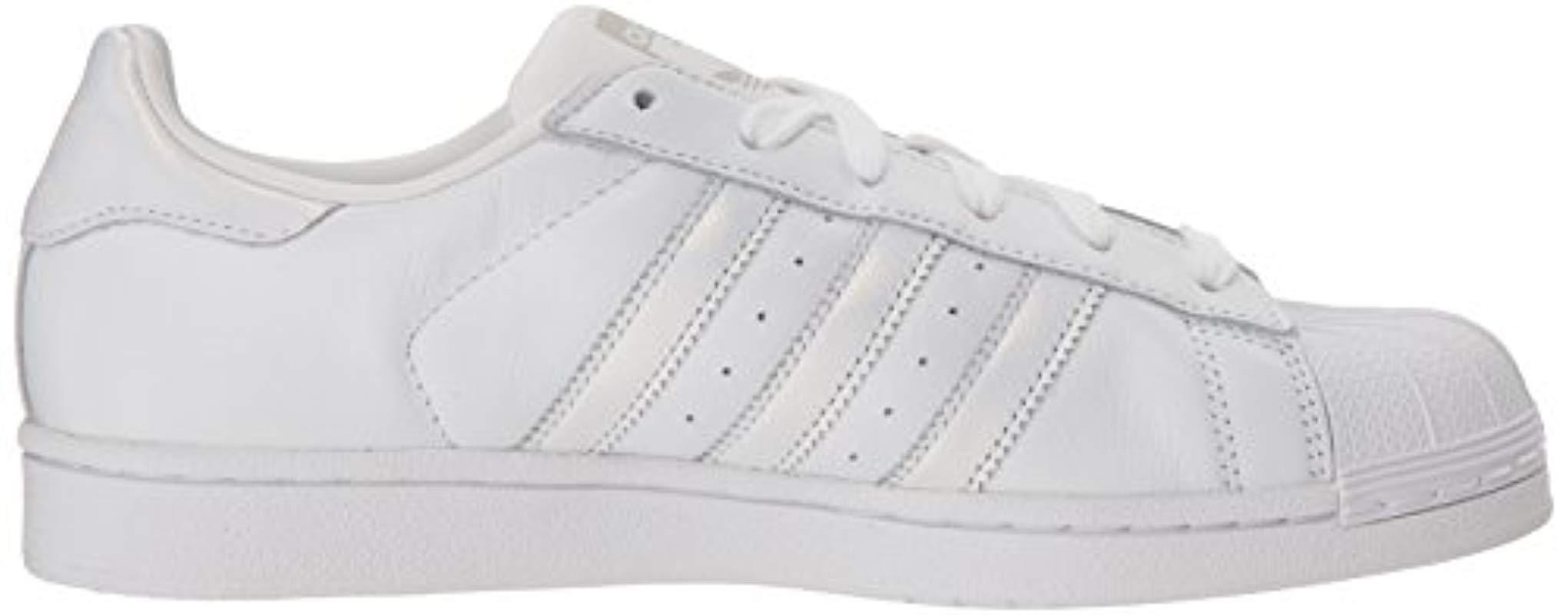 Lyst - Adidas Originals Superstar Shoes Running White/grey, 8.5 M Us in White