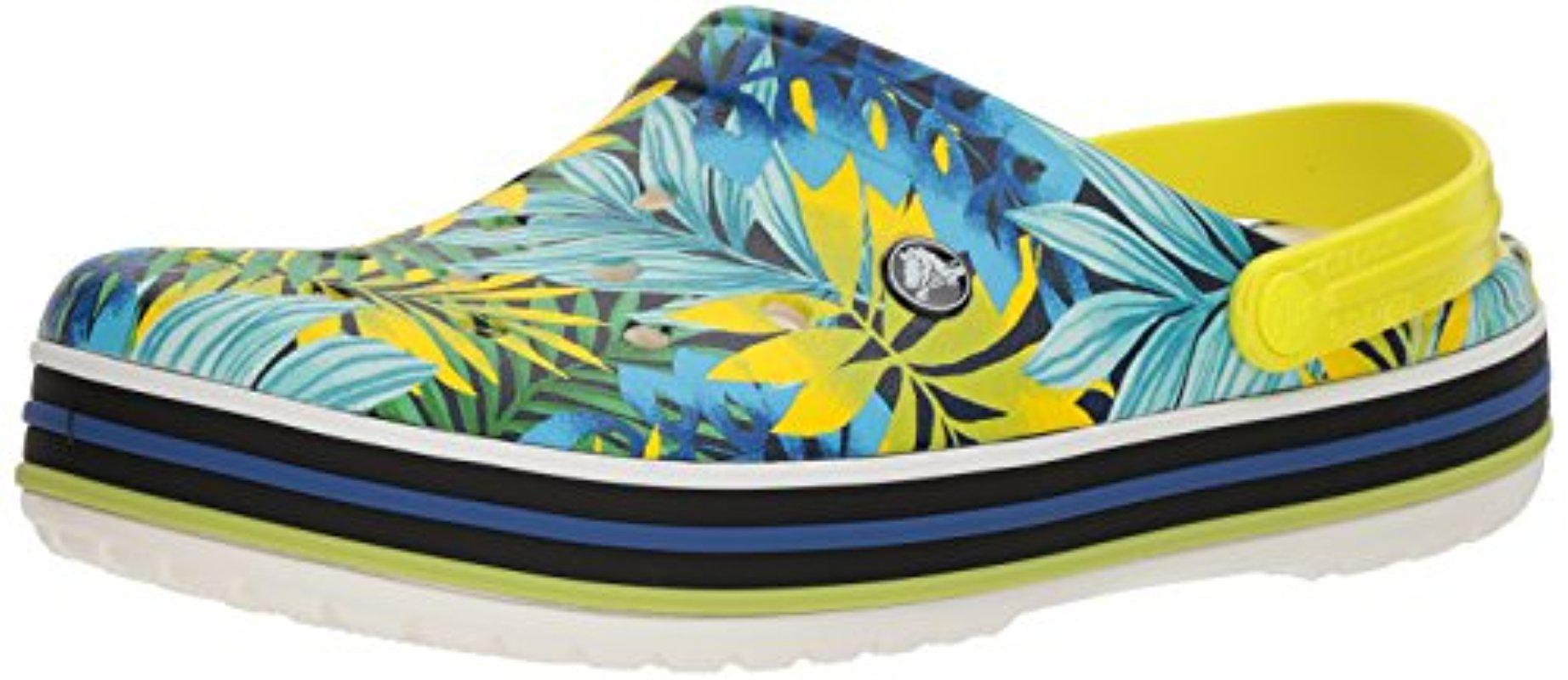Unisex Crocband Tropical Graphic Clog Unisex Crocband Tropical Graphic Clog