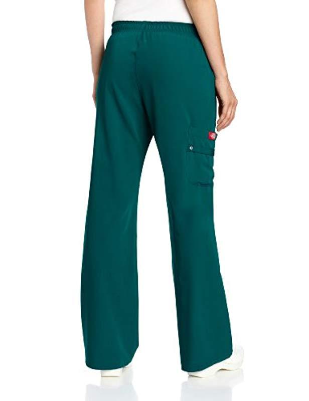 Dickies Xtreme Stretch Elastic Waist Scrubs Pant in Green Lyst