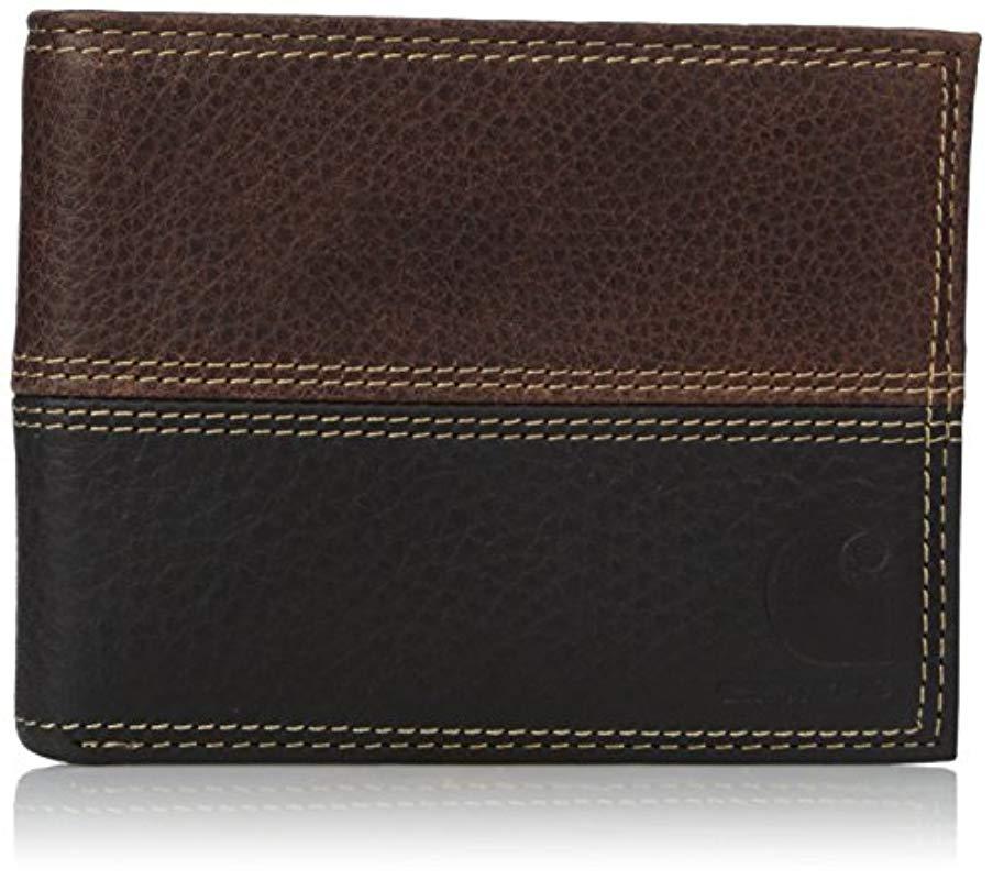 Carhartt Billfold Wallet in Black for Men - Lyst