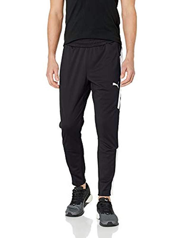 puma contrast mens mid rise straight track pant