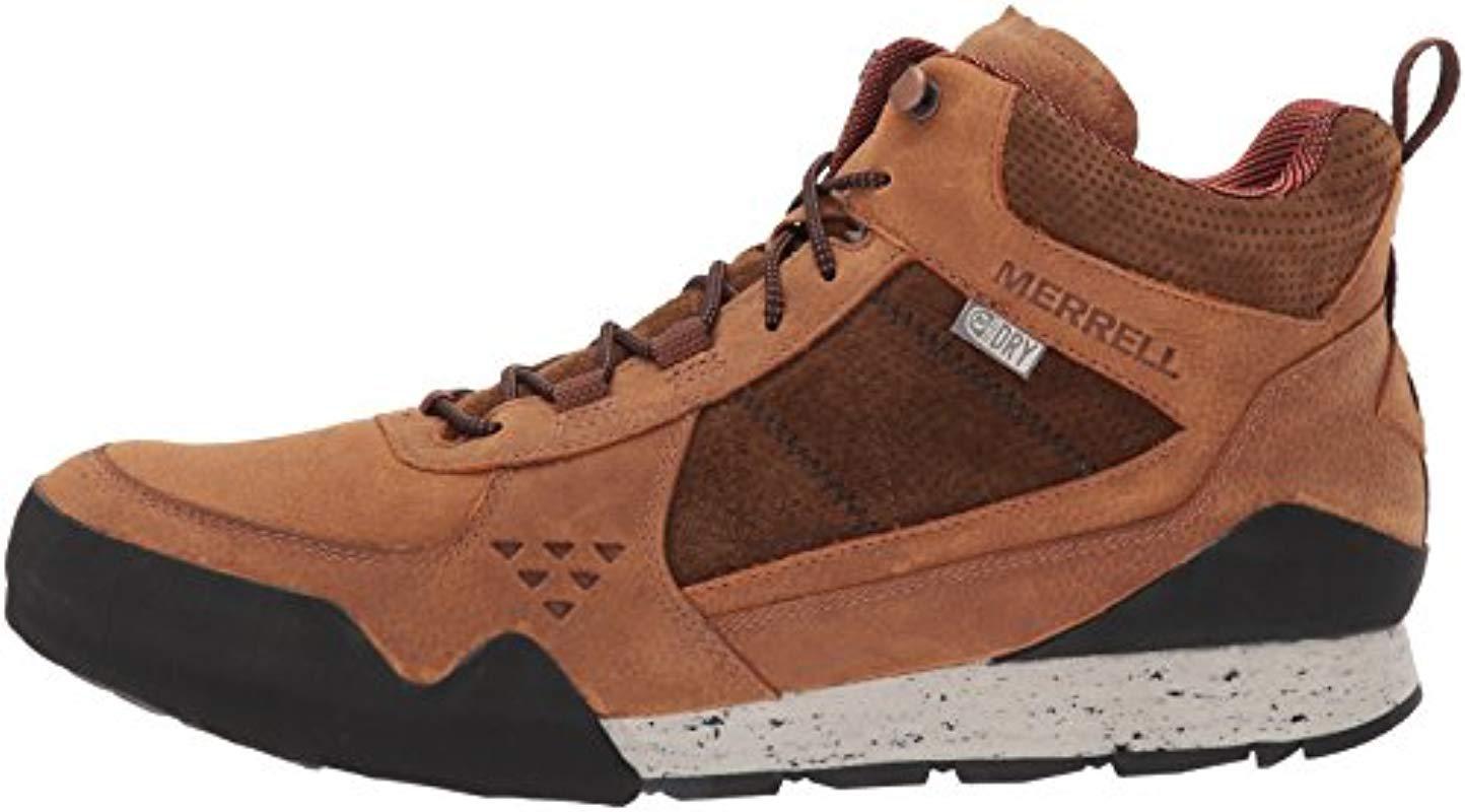 merrell burnt rocked leather