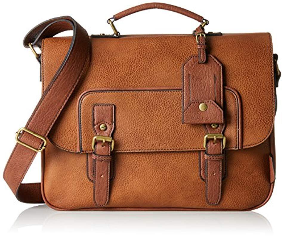 Aldo Norman Laptop Bag In Brown For Men Lyst Aldo Men S Brown Norman Laptop Bag