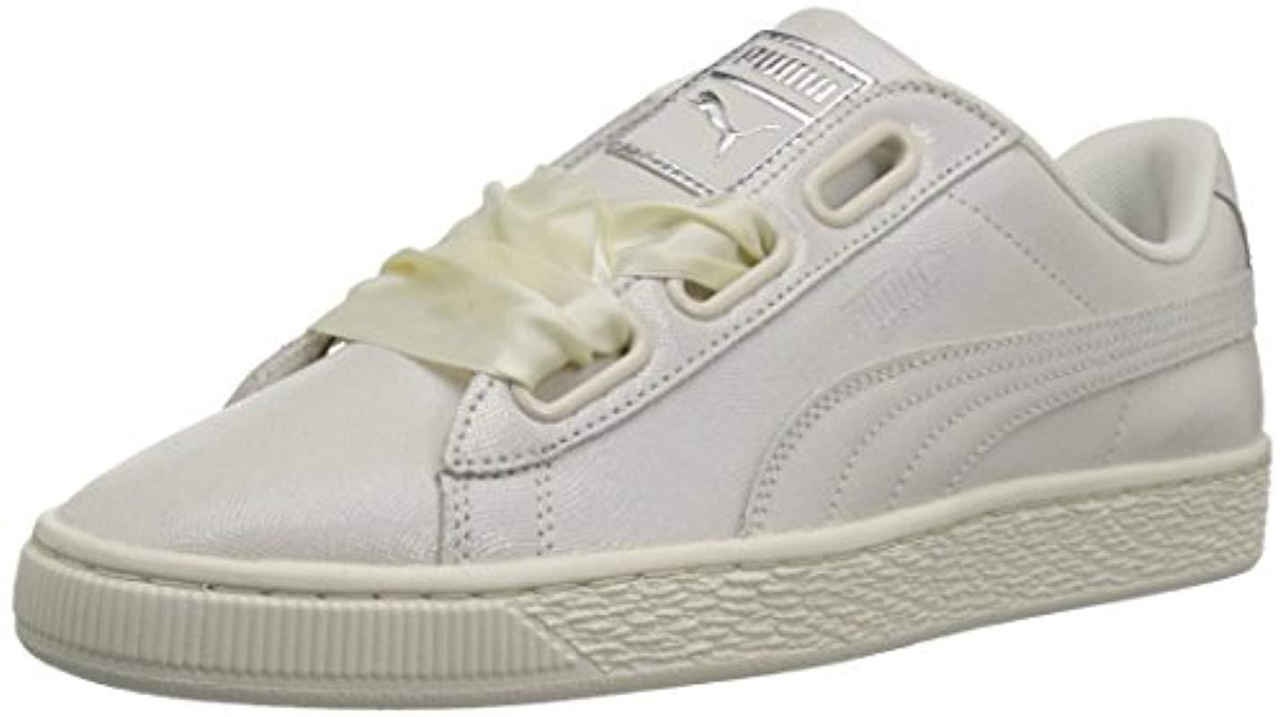 puma sneaker basket heart
