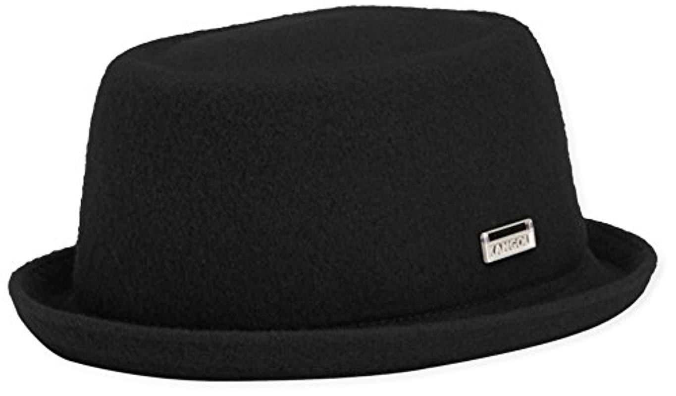 Kangol Unisexadult's Wool Mowbray Pork Pie Hat, Black, Xl in Black for Men Lyst