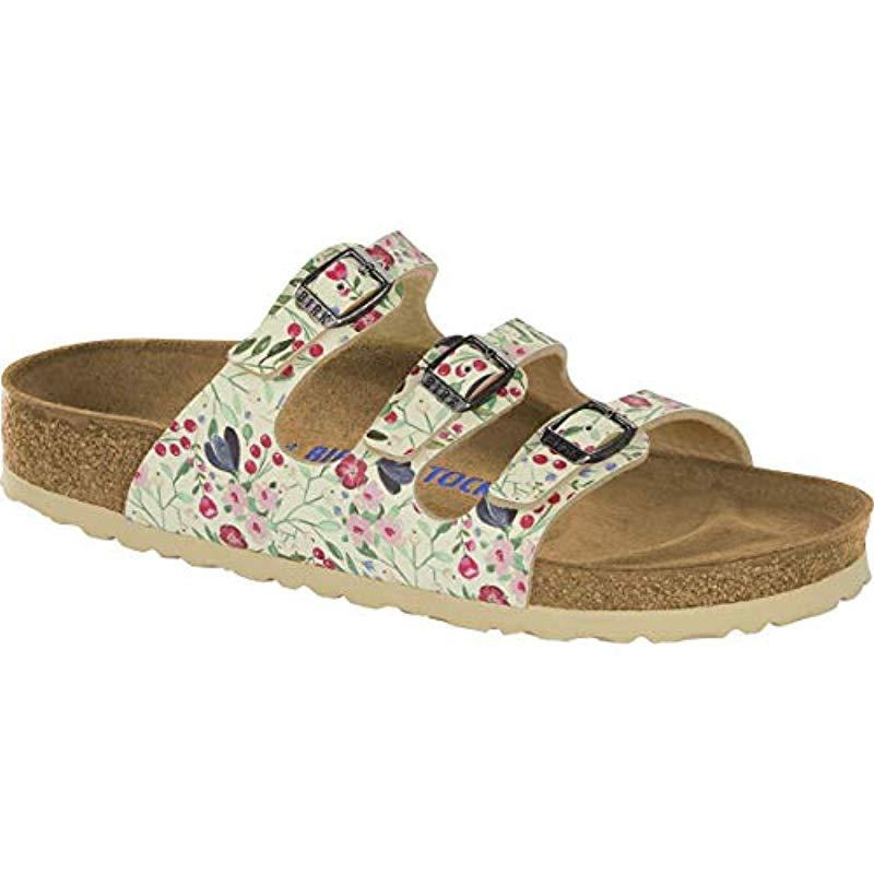 Lyst - Birkenstock Florida Soft Footbed Limited Edition Sandal in Natural