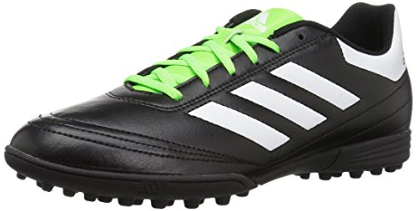 lyst adidas goletto vi tf scarpe, nero / bianco / verde solare, 9 lyst adidas goletto vi tf scarpe, nero / bianco / verde solare, 9