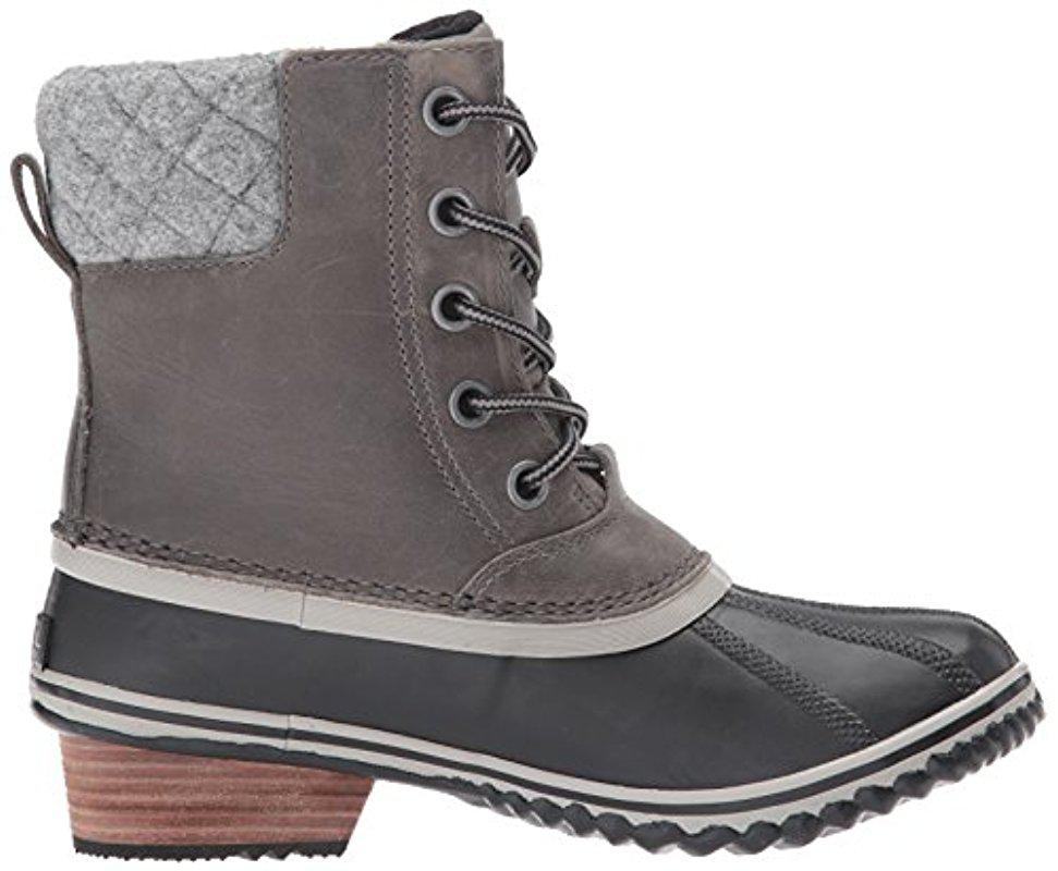sorel slimpack quarry black