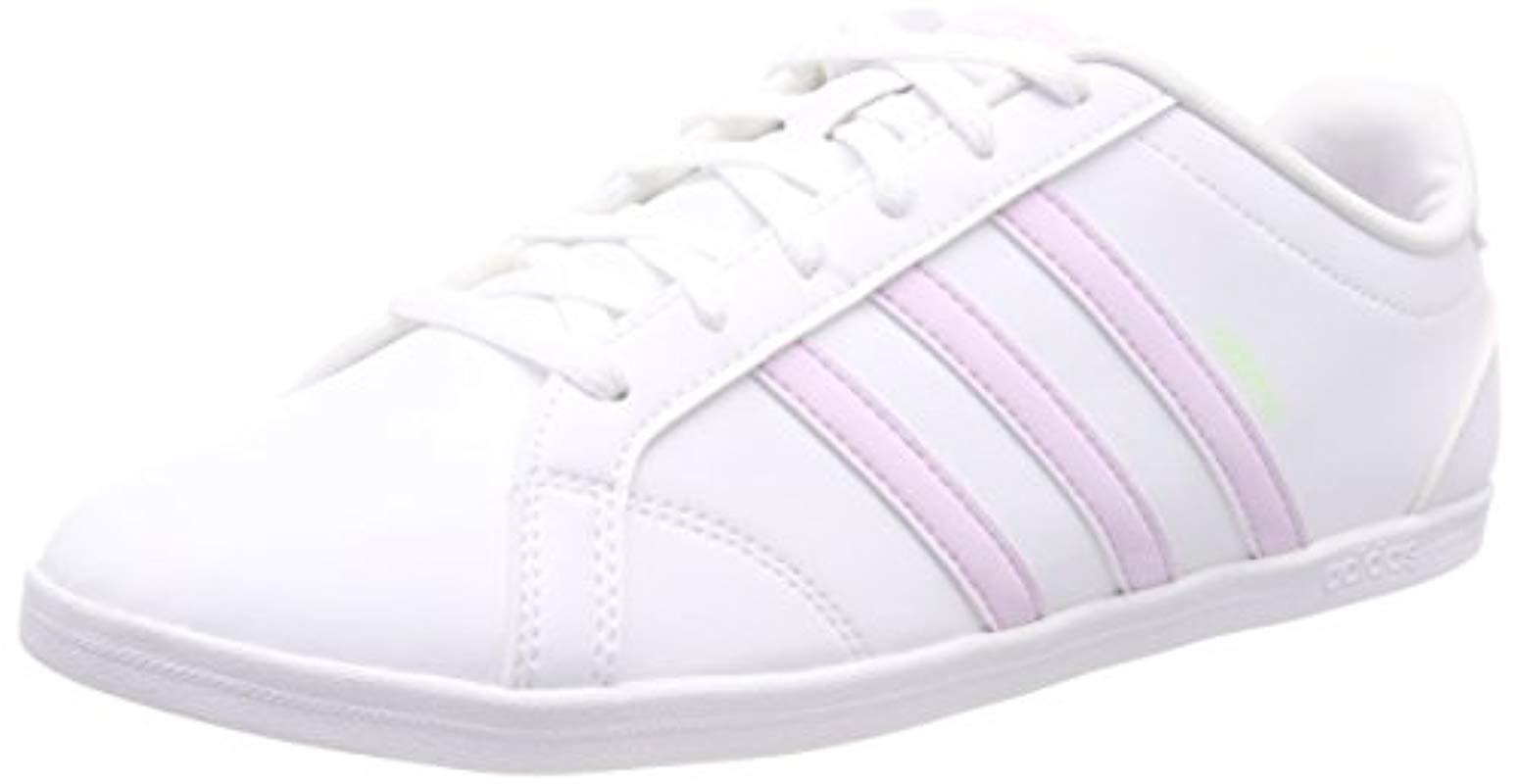 adidas 's Vs Coneo Qt Trainers in White Lyst adidas 's Vs Coneo Qt Trainers in White Lyst