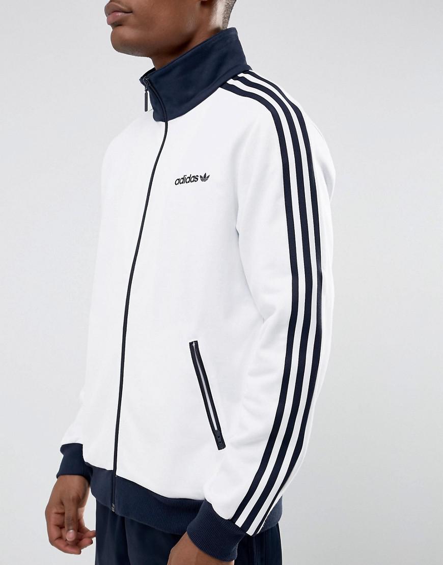 Lyst - Adidas Originals Beckenbauer Track Jacket In White Br4222 in