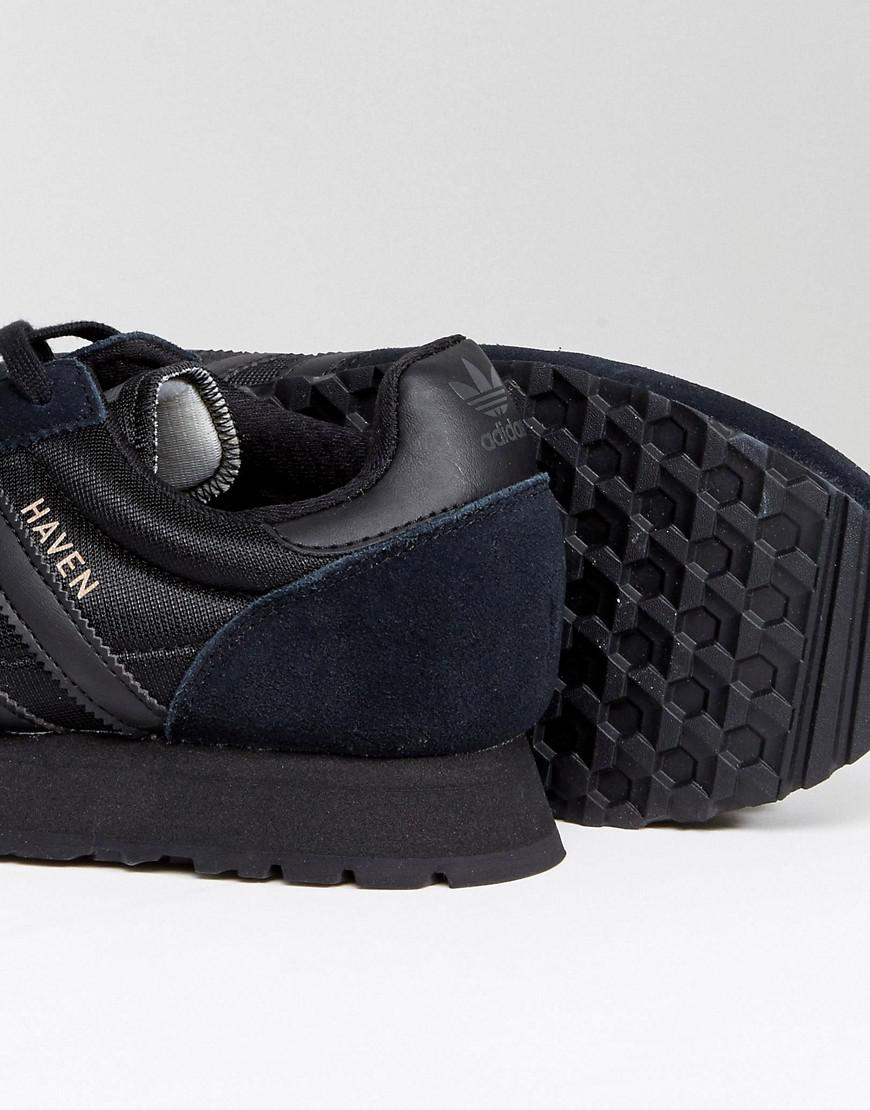 adidas originals haven trainers in black by 9717 adidas originals haven trainers in black by 9717