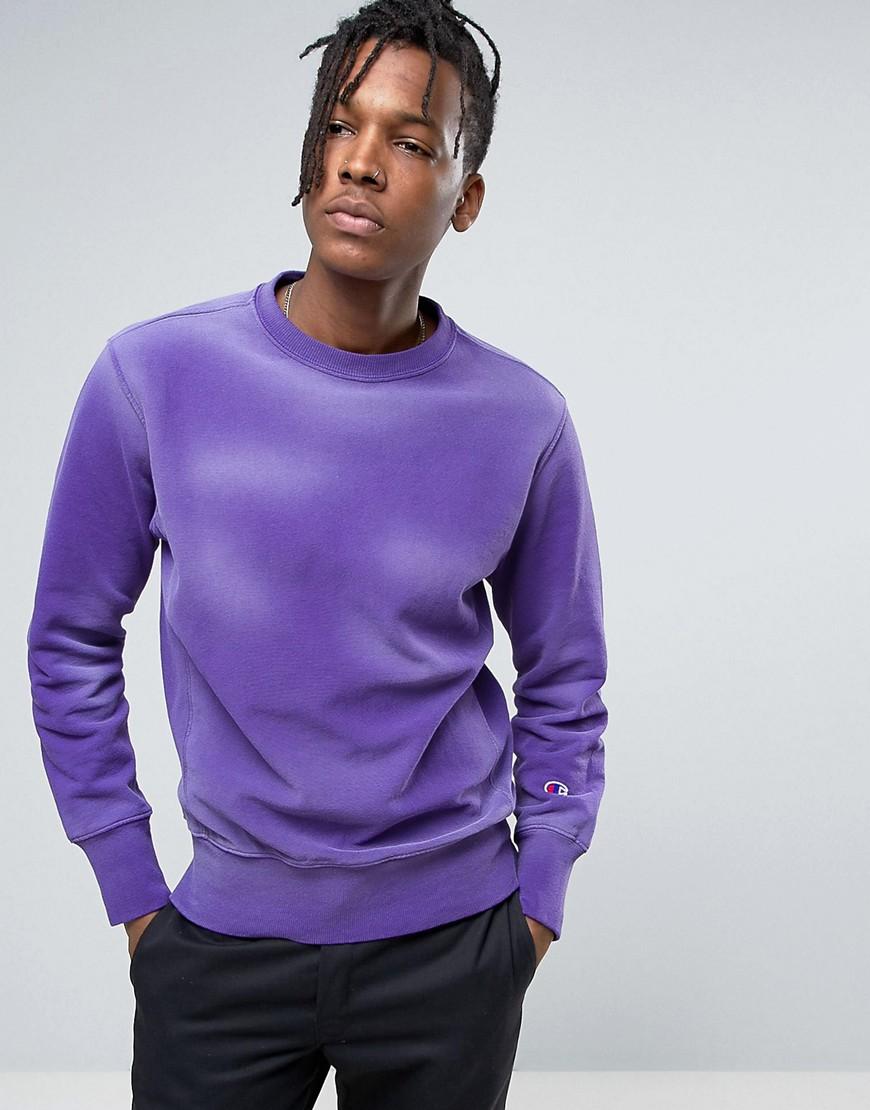  Champion  Sweatshirt  With Sleeve Logo in Purple for Men Lyst