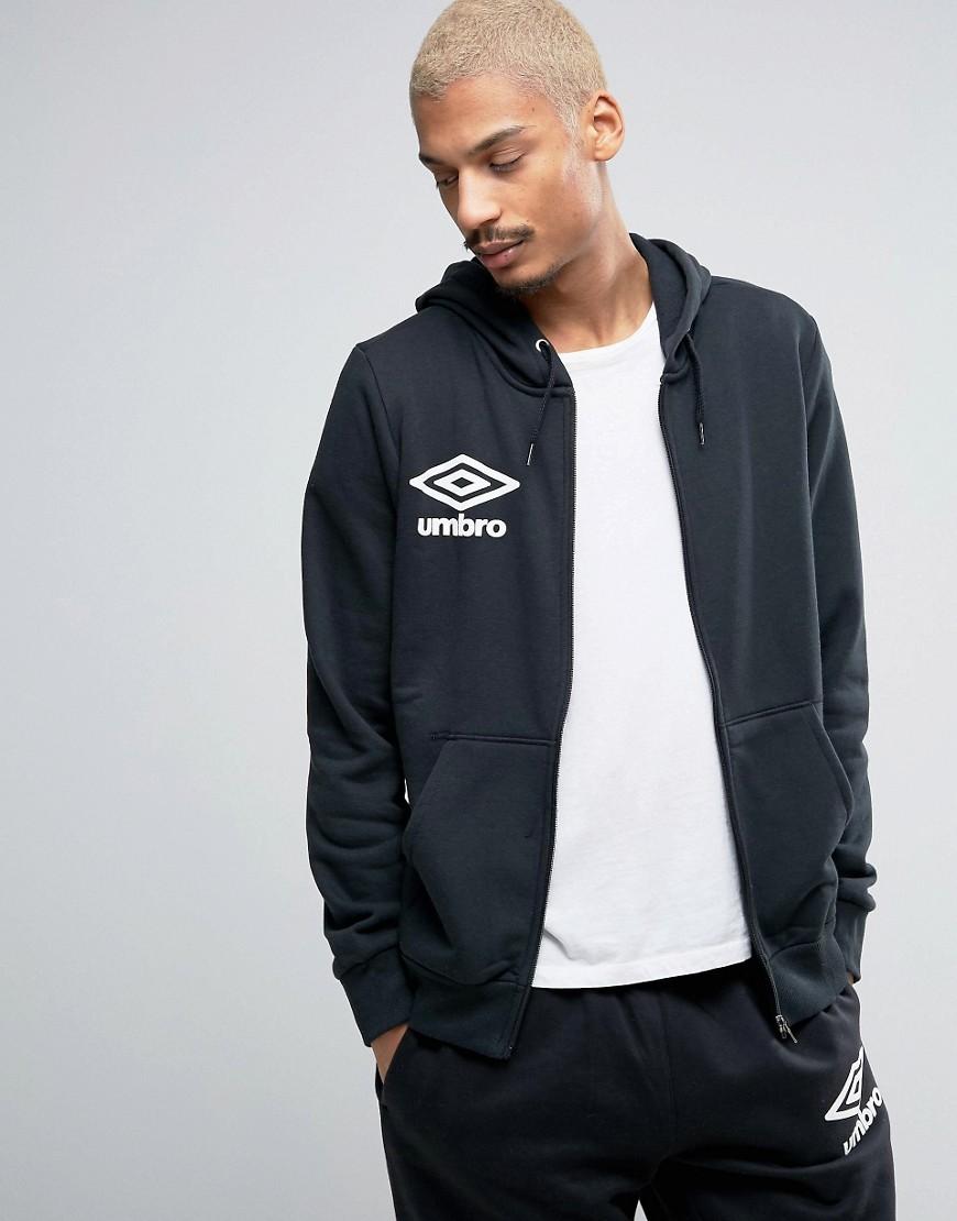 Download Lyst - Umbro Hooded Zip Thru Jacket in Black for Men