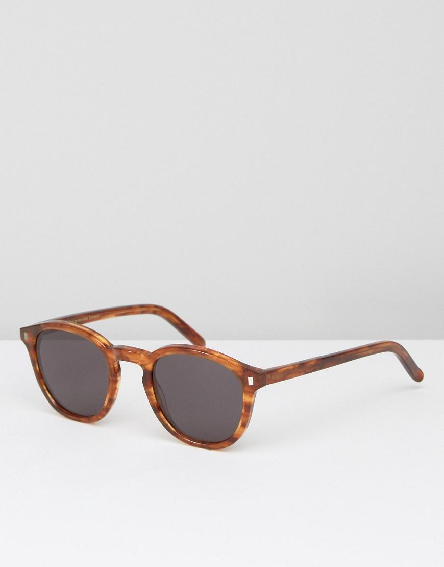 Monokel eyewear Monokel Round Sunglasses Nelson In Amber in Brown for ...