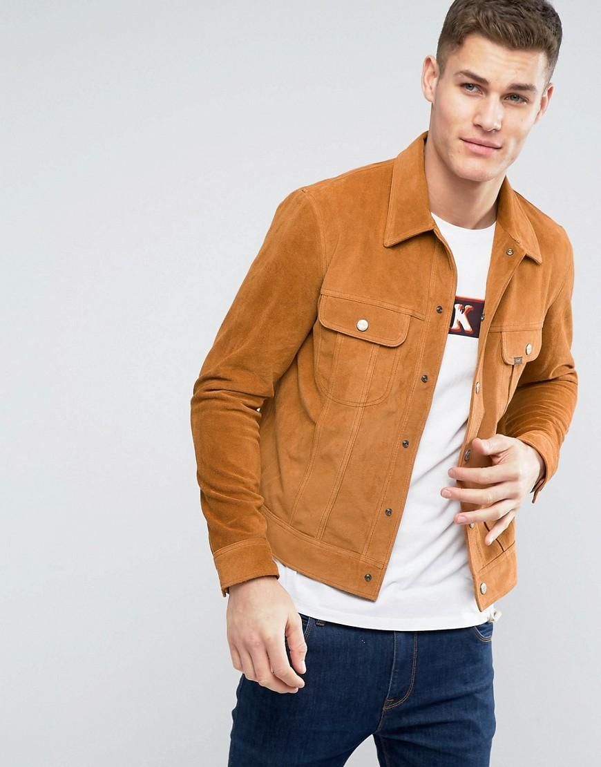 Lee jeans Suede Jacket for Men | Lyst