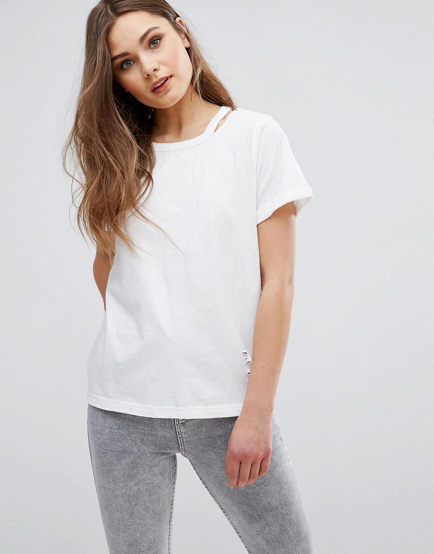 Lyst - New look Nibble T-shirt in White