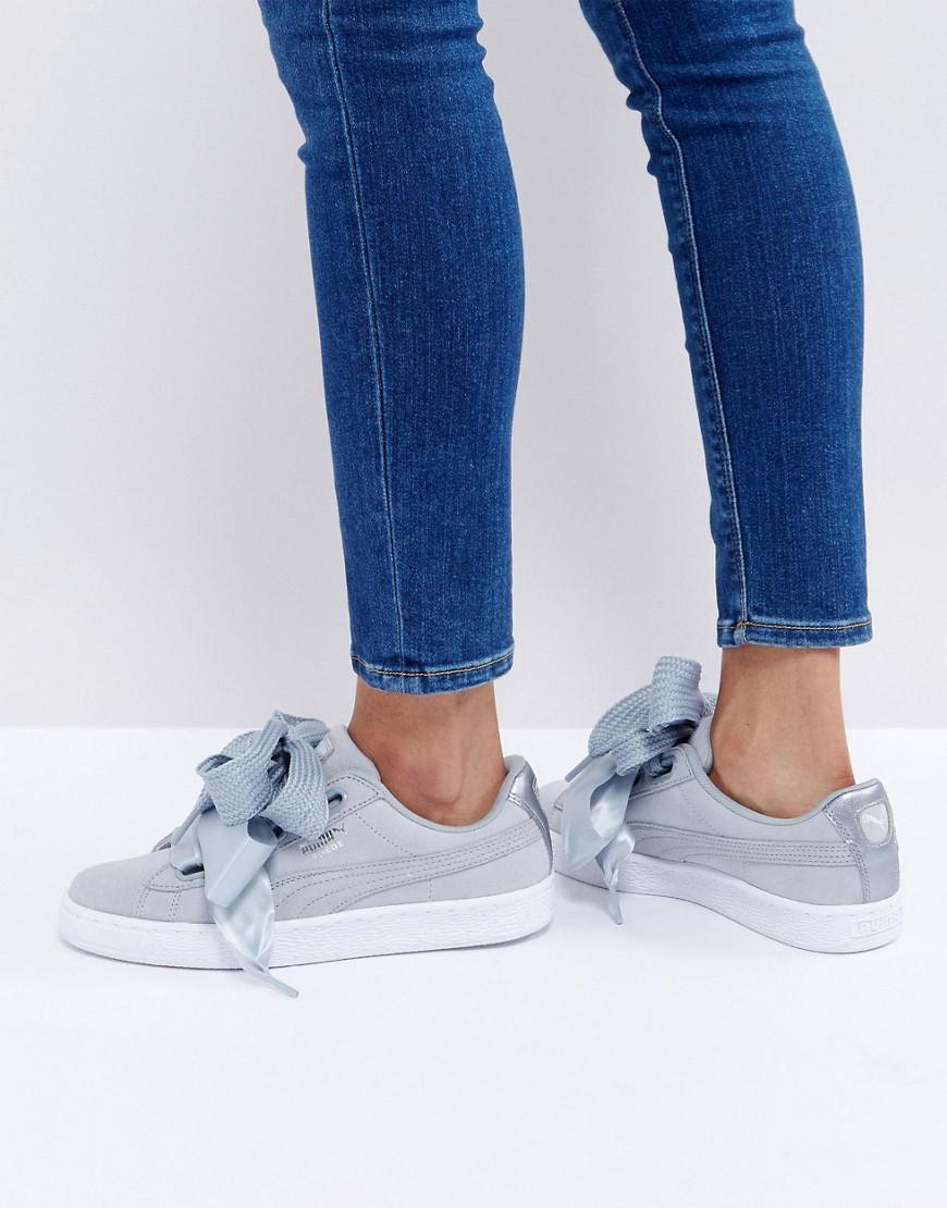 puma basket heart metallic puma basket heart metallic