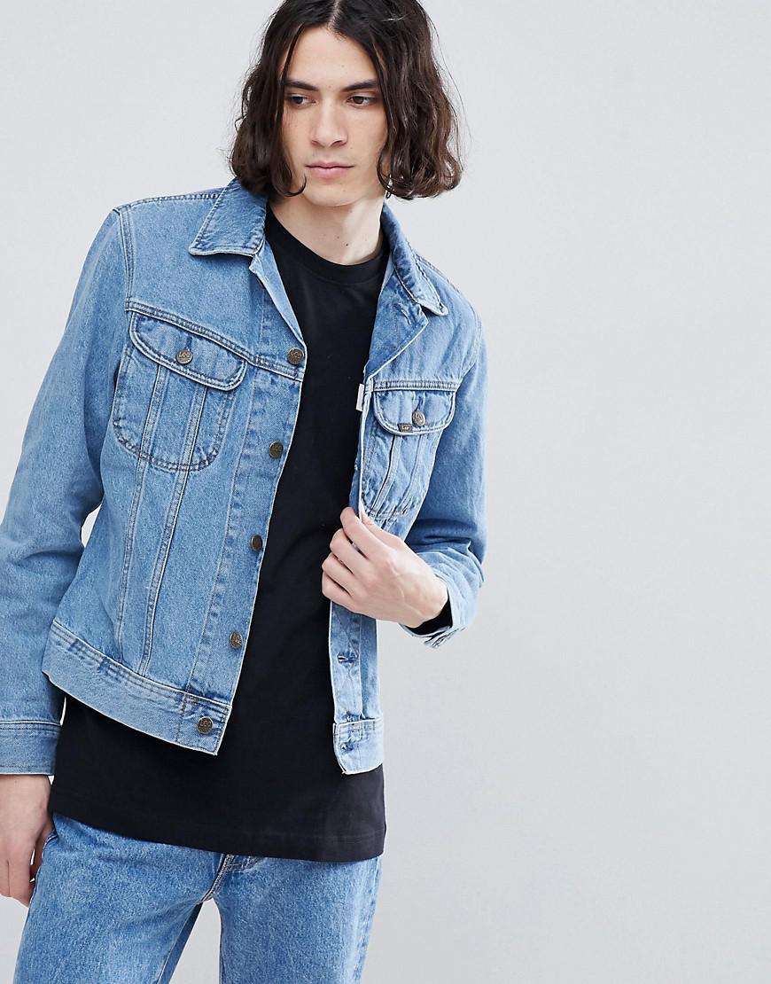lee slim rider denim jacket
