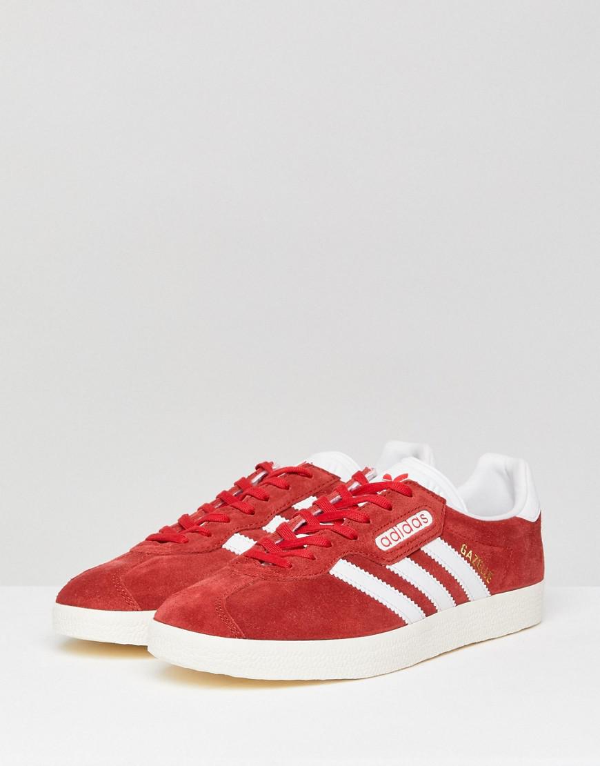 adidas trainers for men gazelle red amd white adidas trainers for men gazelle red amd white