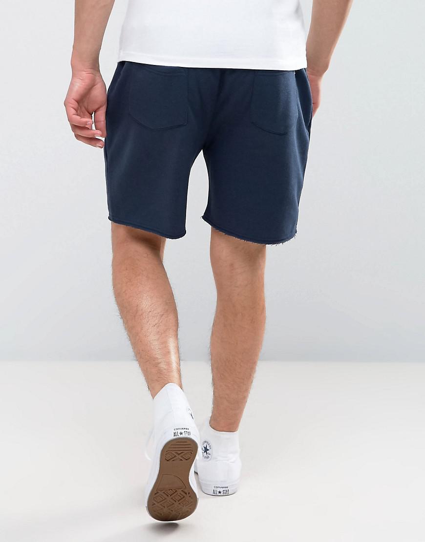 Lyst Lambretta Jogger Shorts in Blue for Men