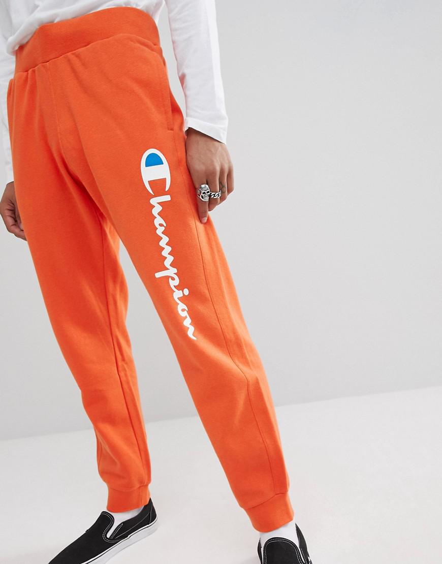 champion orange pants