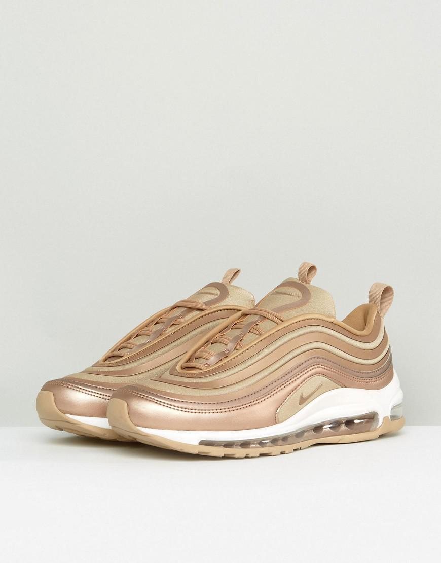 nike air max 97 trainers in metallic cashmere nike air max 97 trainers in metallic cashmere