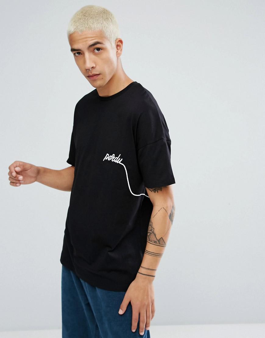 lyst asos oversized t shirt with embroidered in lyst asos oversized t shirt with embroidered in
