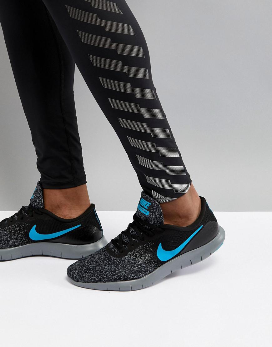 nike flex contatto formatori in nero 908983 012 in nero per gli uomini lyst nike flex contatto formatori in nero 908983 012 in nero per gli uomini lyst
