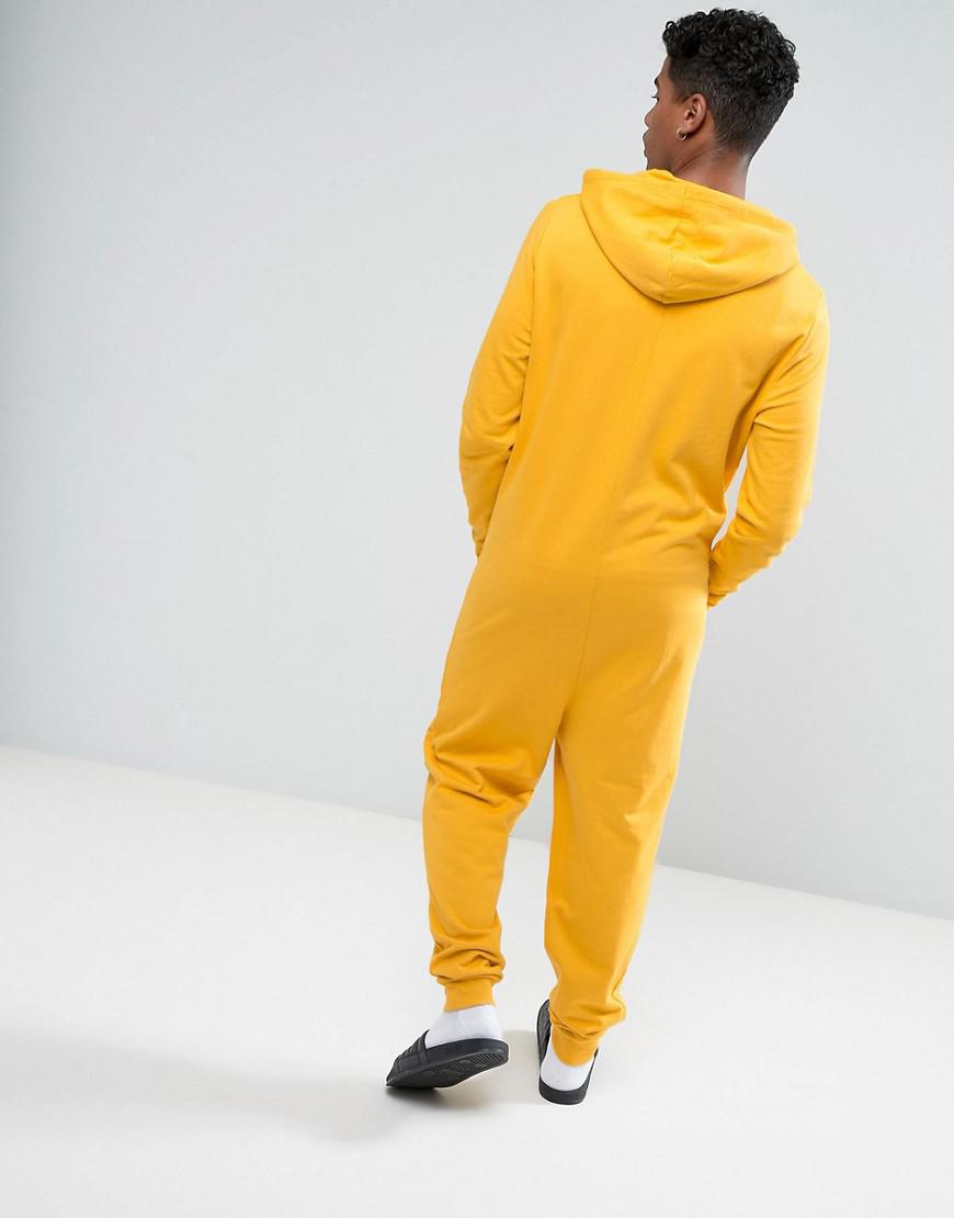 Lyst Asos Onesie In Yellow in Yellow for Men
