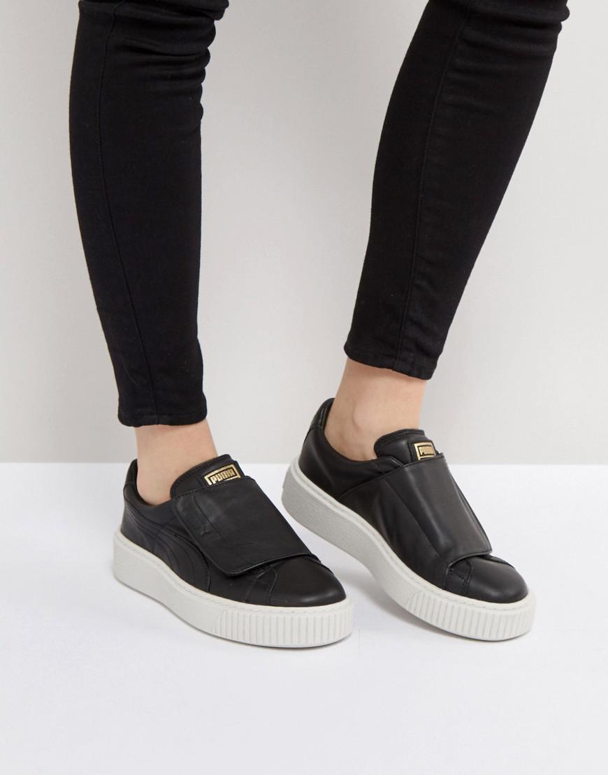 puma basket platform strap puma basket platform strap