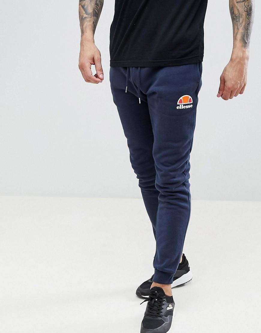 Lyst - Ellesse Skinny joggers In Navy in Blue for Men