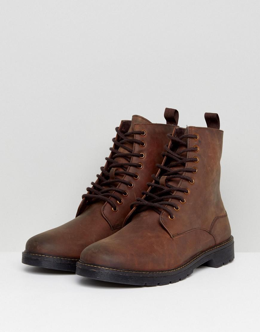 stradivarius boots beige