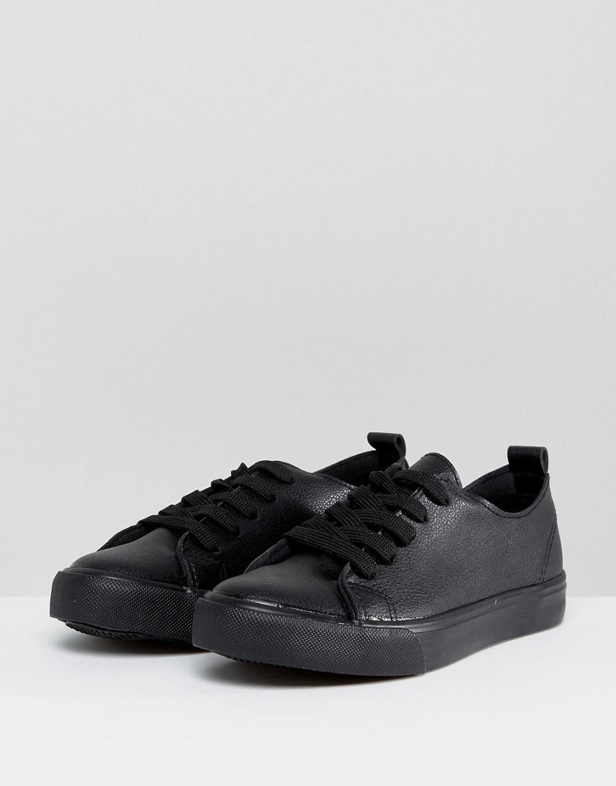 Lyst - New Look Lace Up Trainer in Black for Men