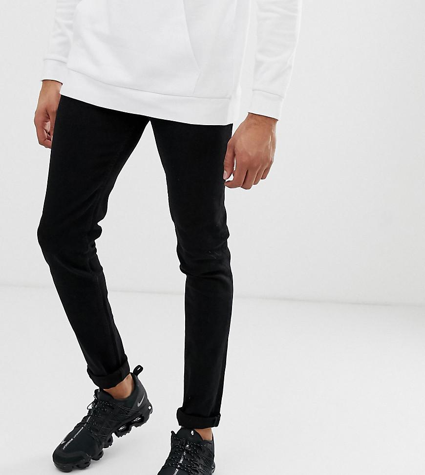 Lyst - ASOS Tall Skinny Jeans In Black in Black for Men