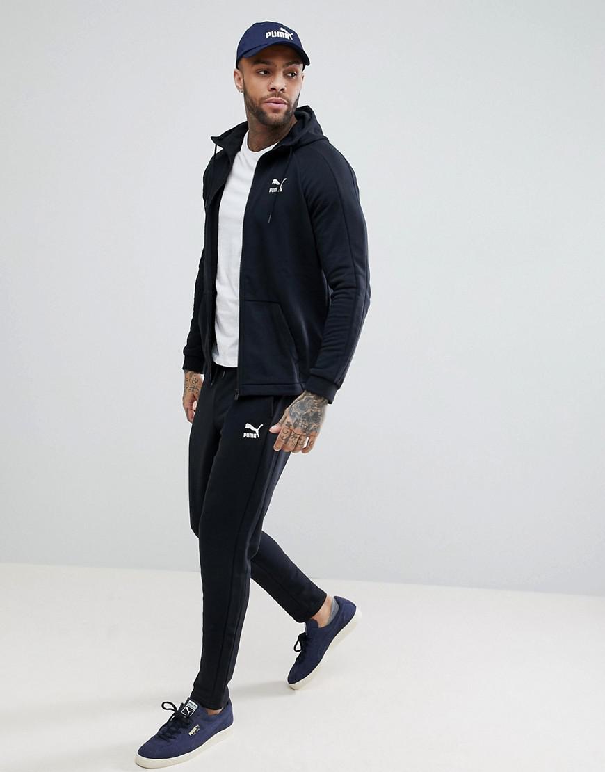 Lyst - Puma Skinny Fit Tracksuit Set In Black Exclusive To Asos in ...