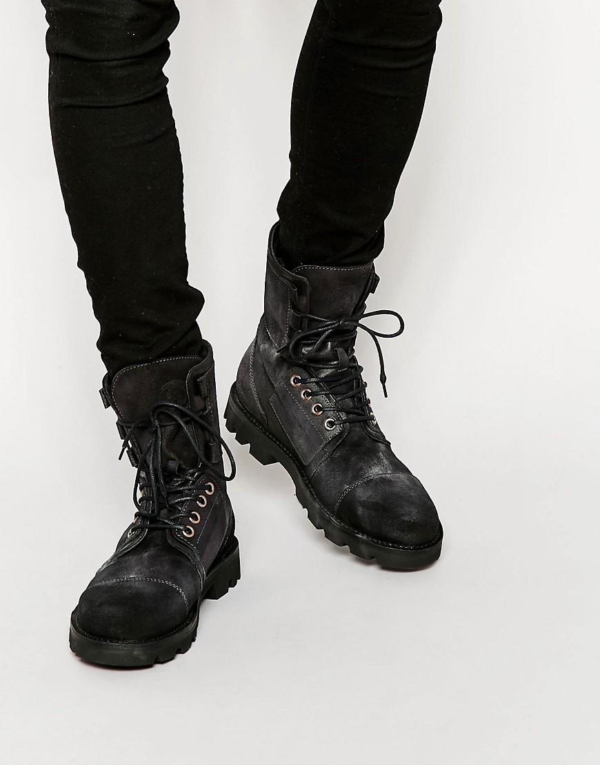 Lyst - Diesel D-hartt Boots in Black for Men
