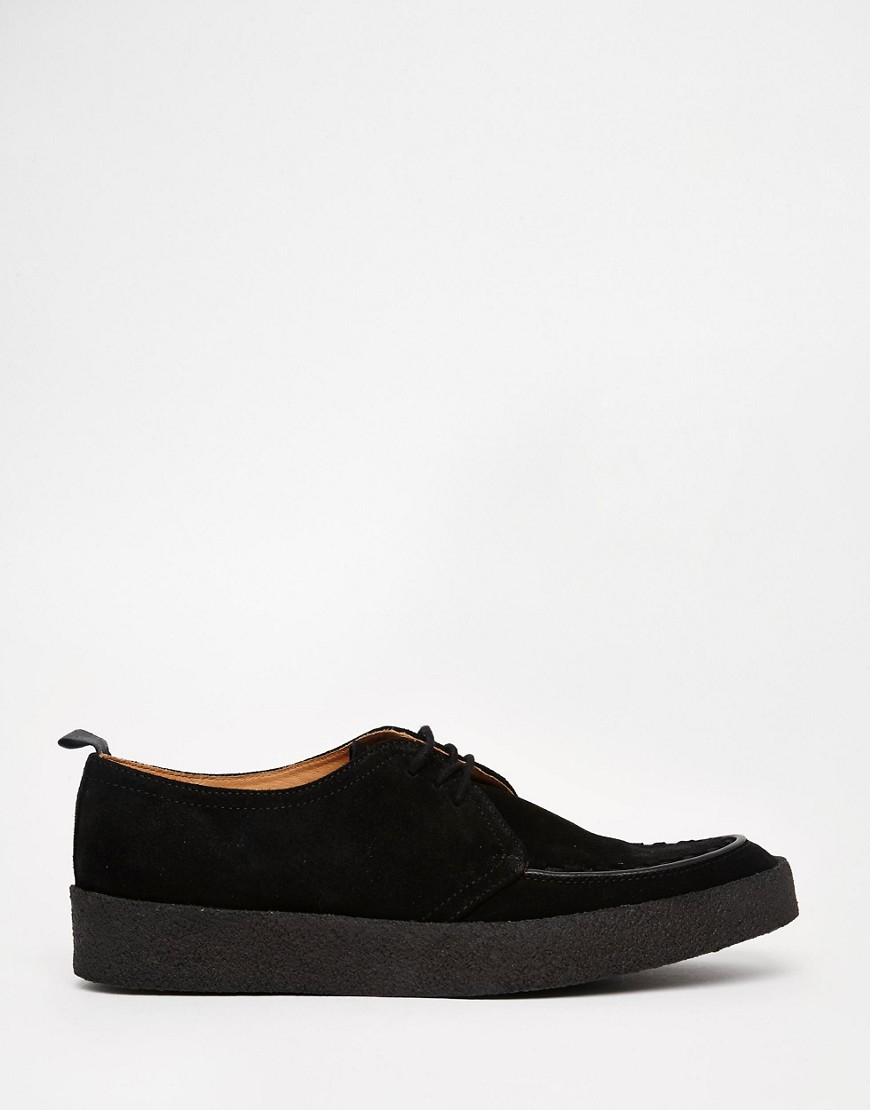 fred perry x george cox creeper leather