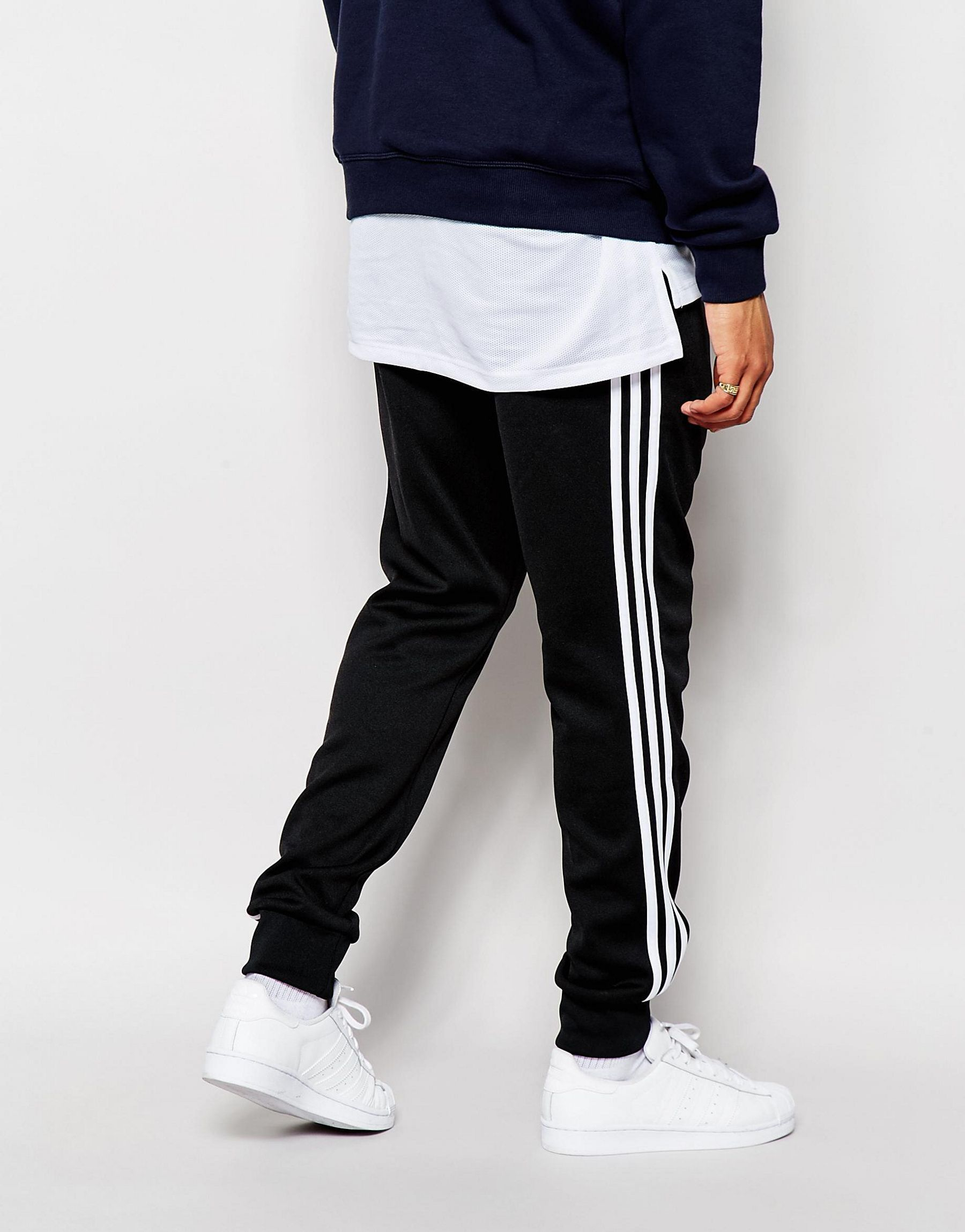 superstar cuffed track pants