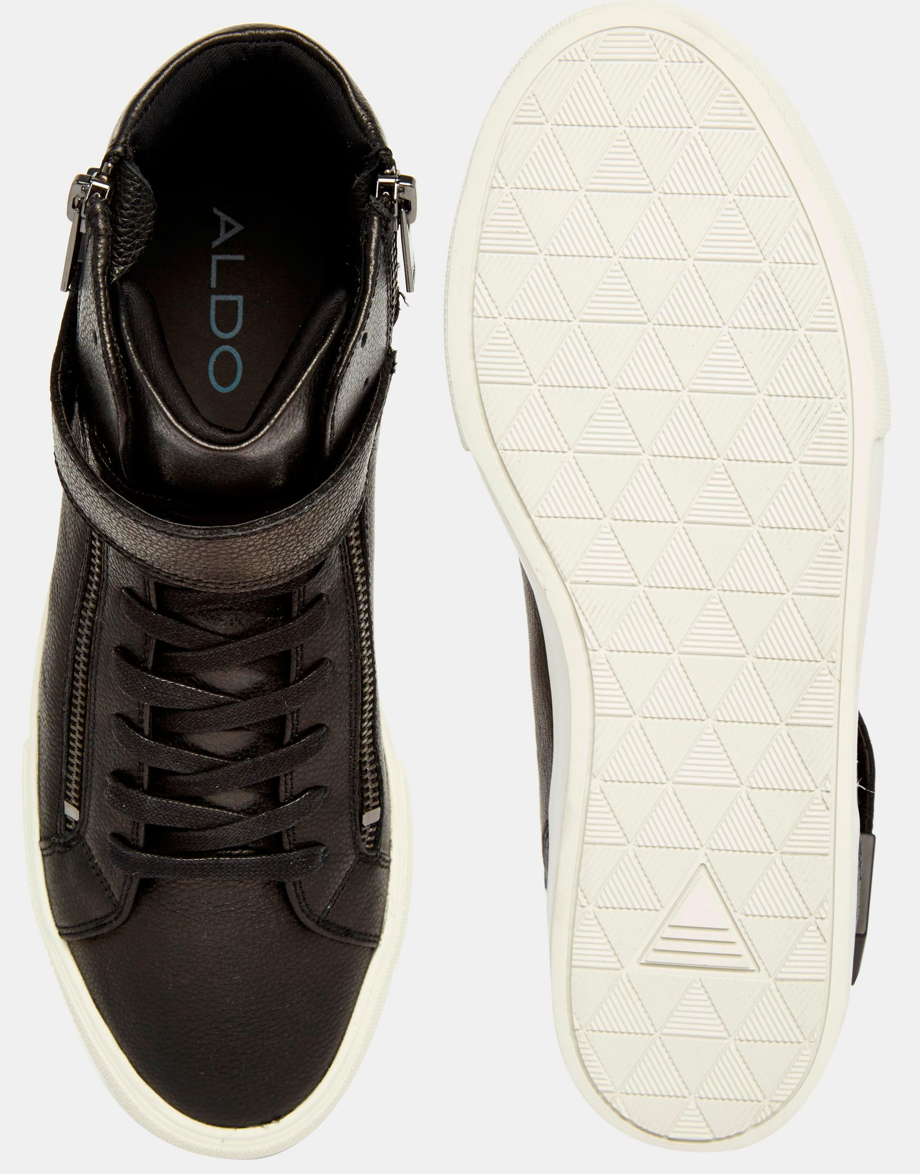 Aldo Drabkin Hitop Sneakers in Black for Men Lyst